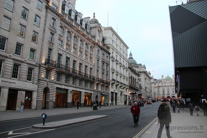 Londono gatvės dieną