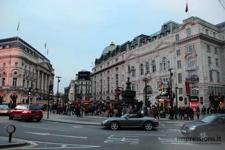 Londono gatvės dieną