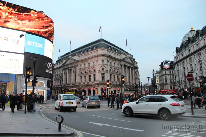 Londono gatvės dieną