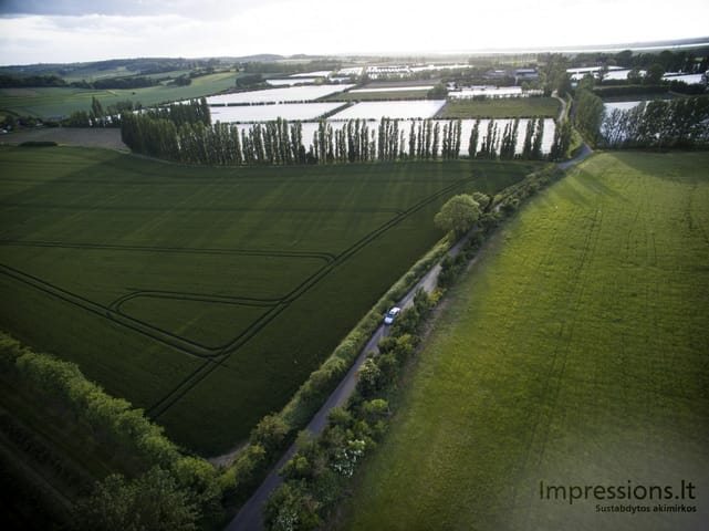 Paukščio skrydis su DJI Phantom 3