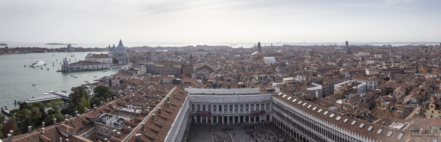 Venecijos panorama iš San Marco bokšto