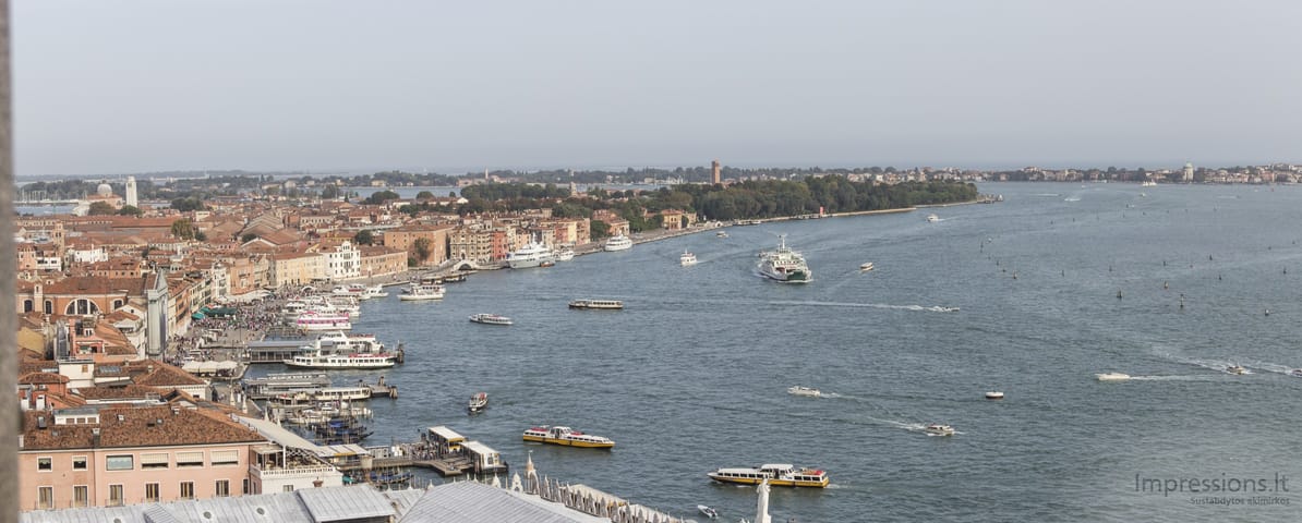 Venecijos panorama iš San Marco bokšto