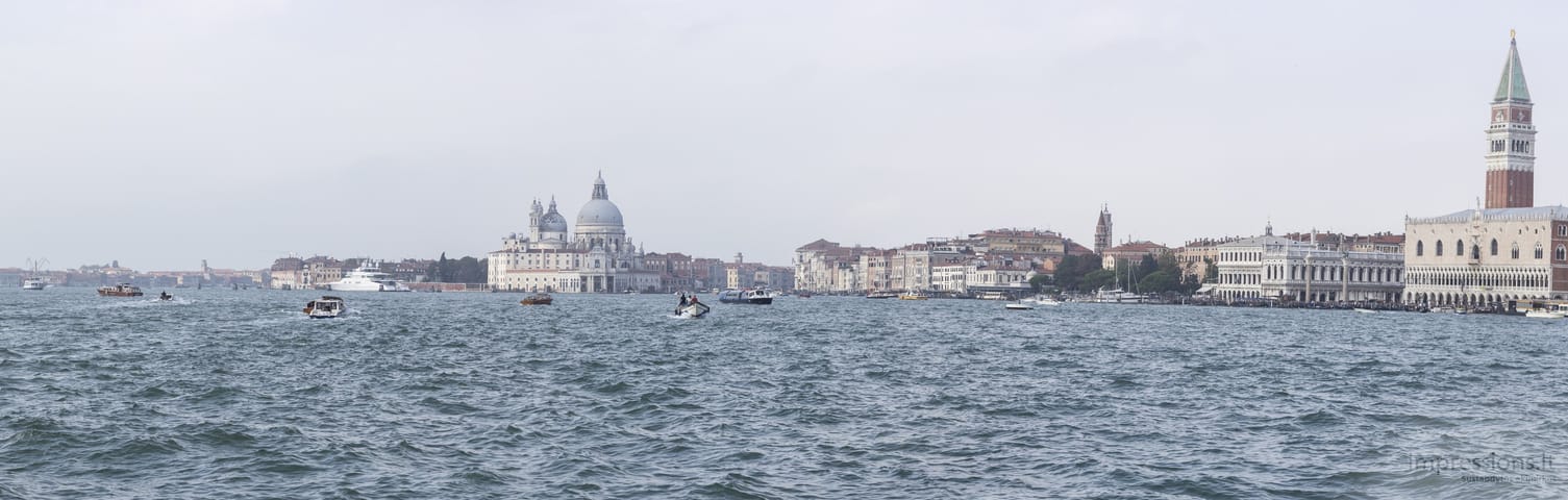 Panoraminė nuotrauka su Santa Maria della Salute