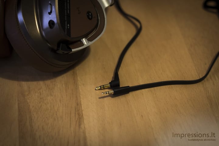 Creative Aurvana Platinum 2.5mm ir 3.5mm laidas