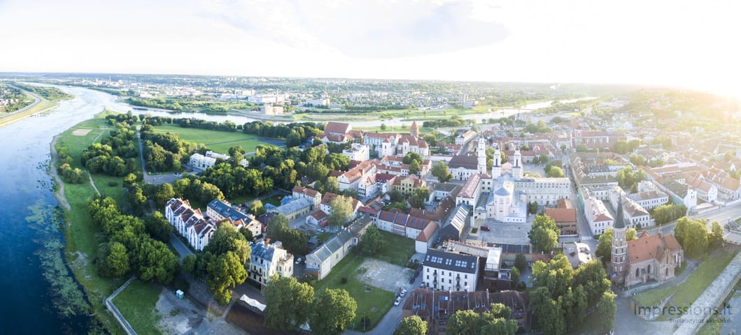 Kaunas iš paukščio skrydžio (foto/video)