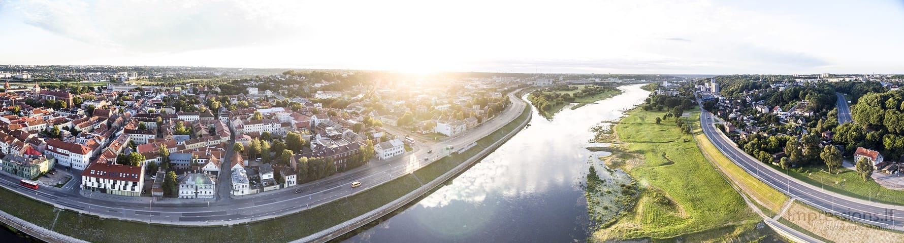Kaunas iš paukščio skrydžio (foto/video)