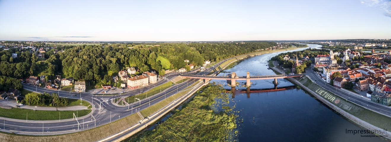 Kaunas iš paukščio skrydžio (foto/video)