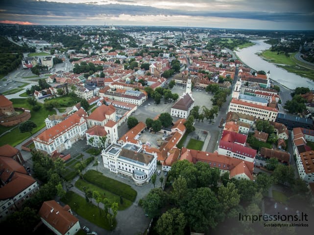 Kaunas iš paukščio skrydžio (foto/video)