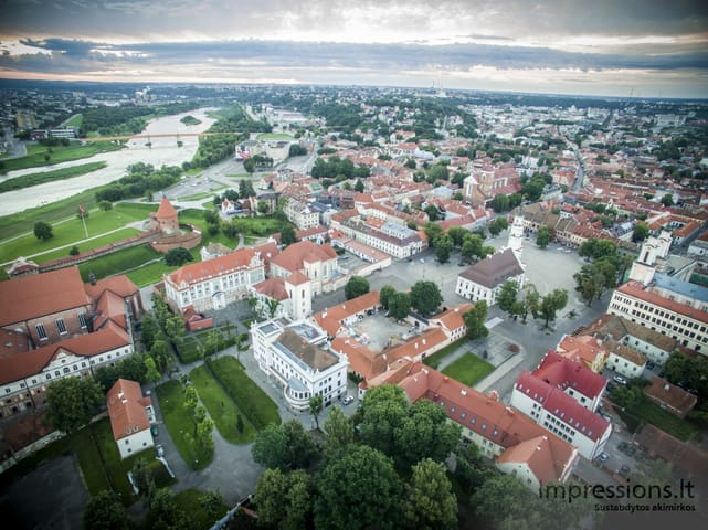 Kaunas iš paukščio skrydžio (foto/video)