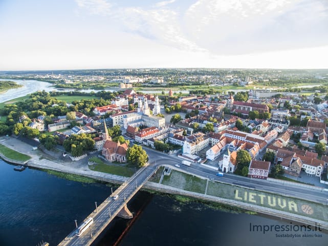Kaunas iš paukščio skrydžio (foto/video)
