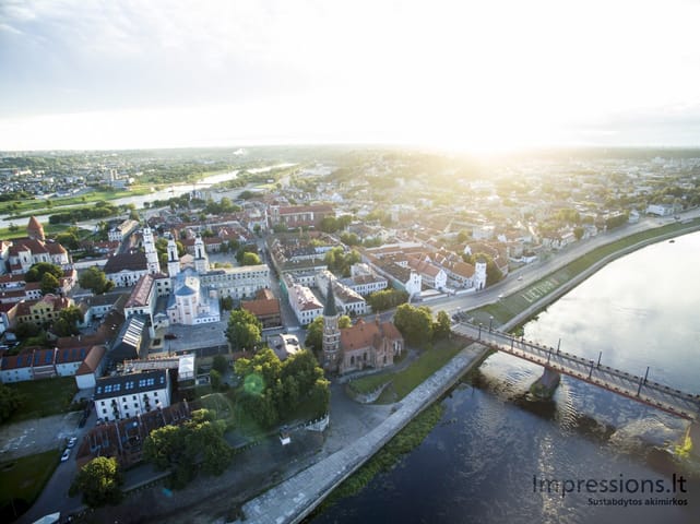 Kaunas iš paukščio skrydžio (foto/video)