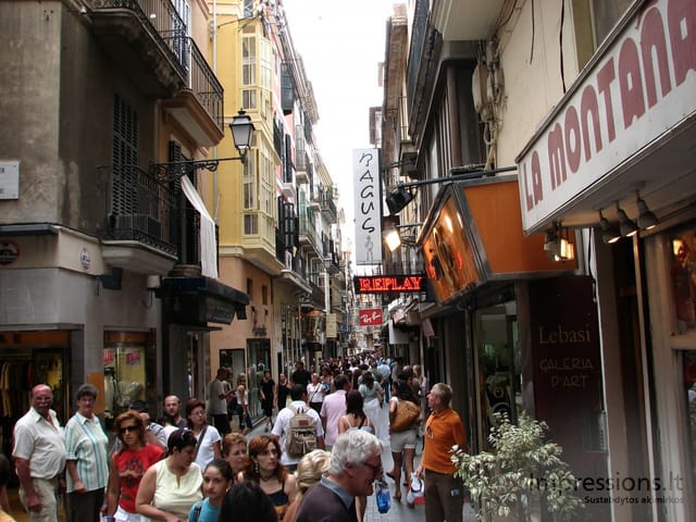 Maljorka: Palmos įlanka, sostinė Palma
