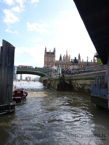 Artėjame prie Westminster prieplaukos