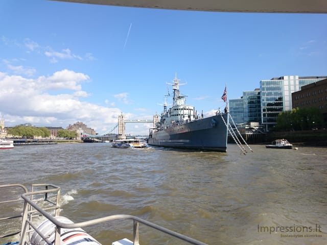 HMS Belfast - karinis britų pasididžiavimas