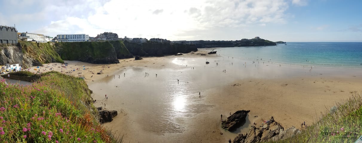 Newquay atoslūgio metu