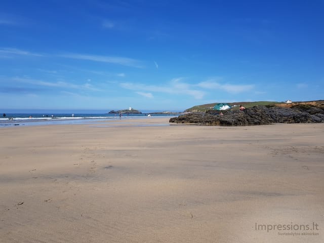 Godrevy paplūdymys prie St. Ives