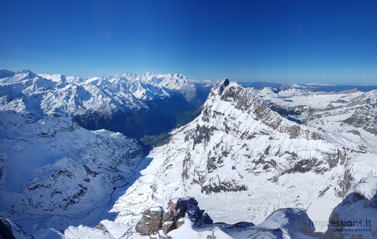 Panoramos nuo Titlio viršukalnės