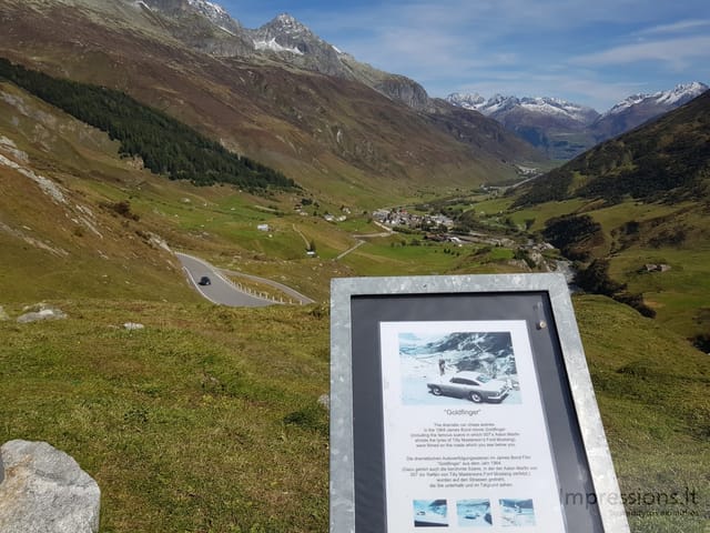 James Bond pėdsakais per Alpes